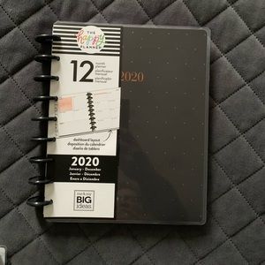 The Happy Planner black&gold polka dotted planner